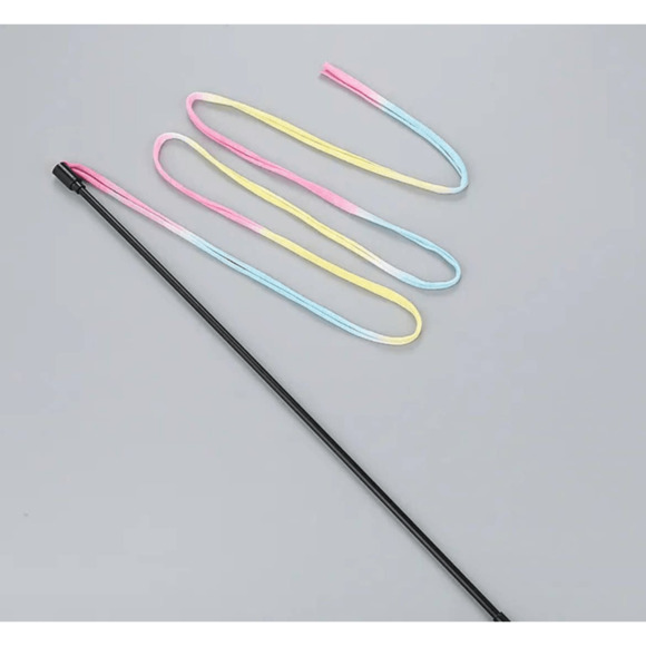 🐱 Playful Paws Ribbon Teaser Wand 🎉 - Picture 1 of 1